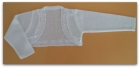 Chaqueta nia color blanca