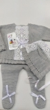 Conjunto Invierno Gris/Blanco