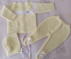 Conjunto Amarillo/Blco Verano